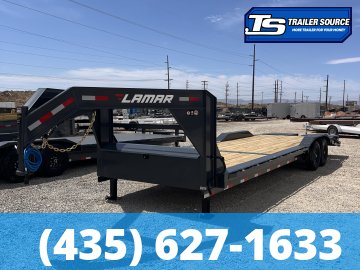 8.5x28 Lamar H8 Gooseneck Wide Body w/ Drive Over Fenders Equipment