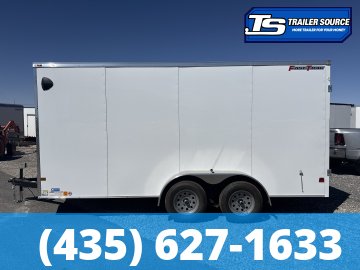 7x16 Wells Cargo FastTrac Enclosed Cargo Trailer - 7'0" Interior - 7K GVWR - .080 PolyCor, Barn Doors