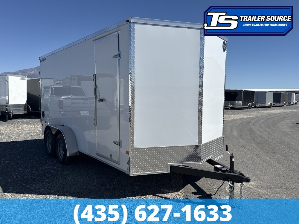 7x16 Wells Cargo FastTrac Enclosed Cargo Trailer - 7'0" Interior - 7K GVWR - .080 PolyCor, Barn Doors