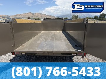 7x16 Diamond C LPT-GN 208 Gooseneck Dump Trailer - 32" Sides - 18K GVWR - 18 Ply Tires, ABS Brakes, Board Brackets
