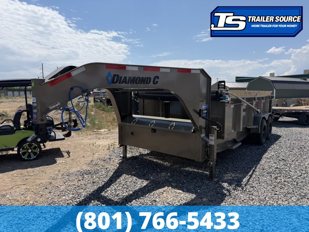 7x16 Diamond C LPT-GN 208 Gooseneck Dump