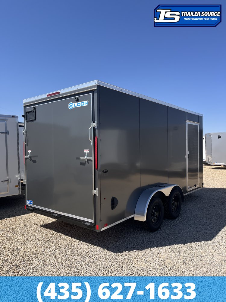 7x16 Look ST DLX Enclosed Cargo Trailer - 7'0" Interior - 7K GVWR - .080 PolyCor