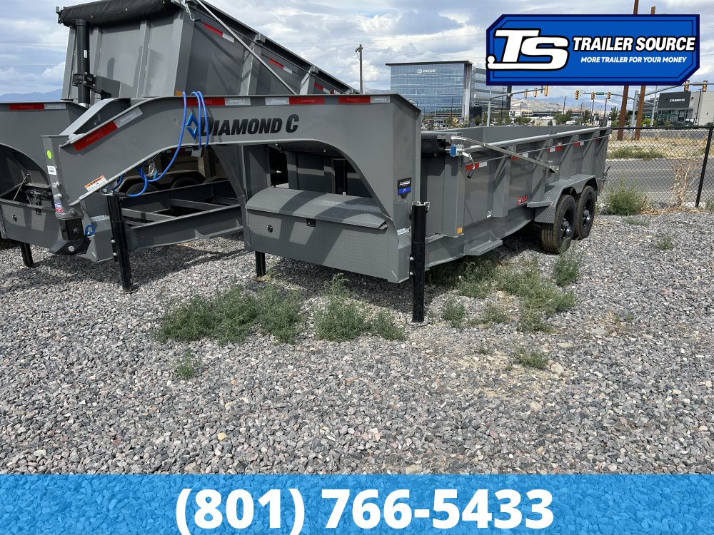 7x16 Diamond C LPT-GN 210 Gooseneck Dump