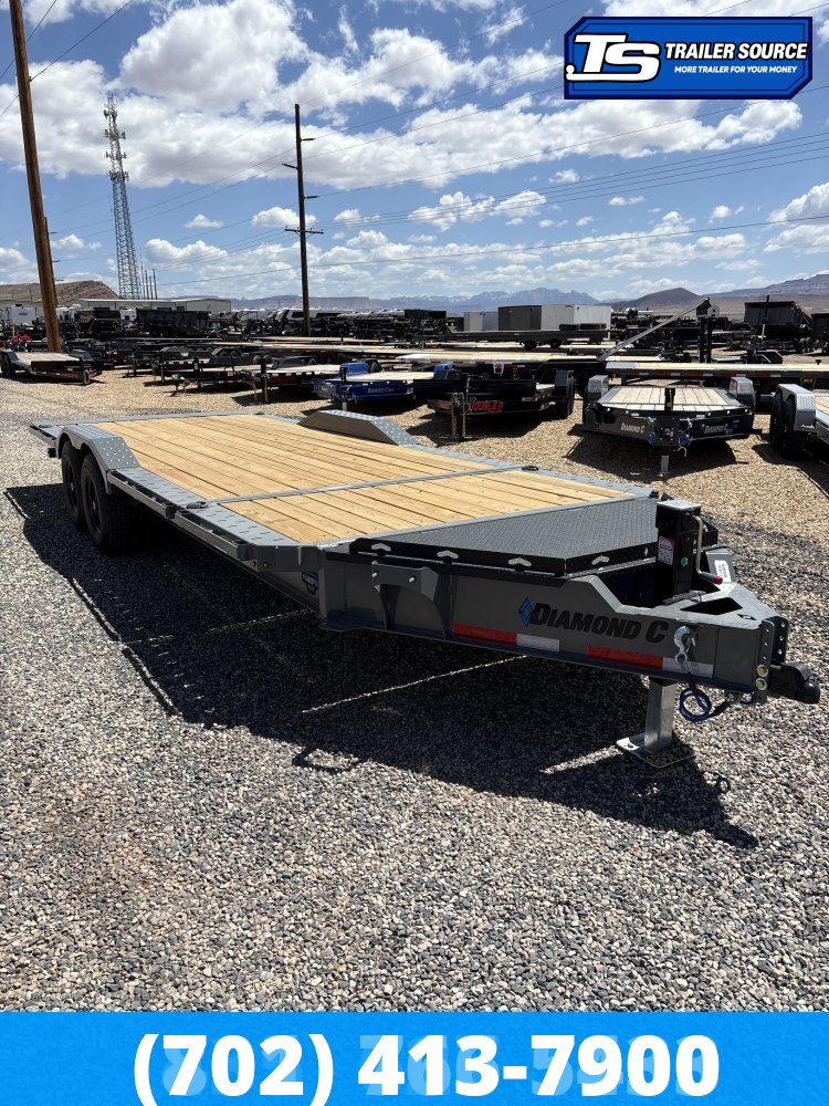 8.5x22 Diamond C HXD 207 Wide Body w/ Drive Over Fenders Tilt