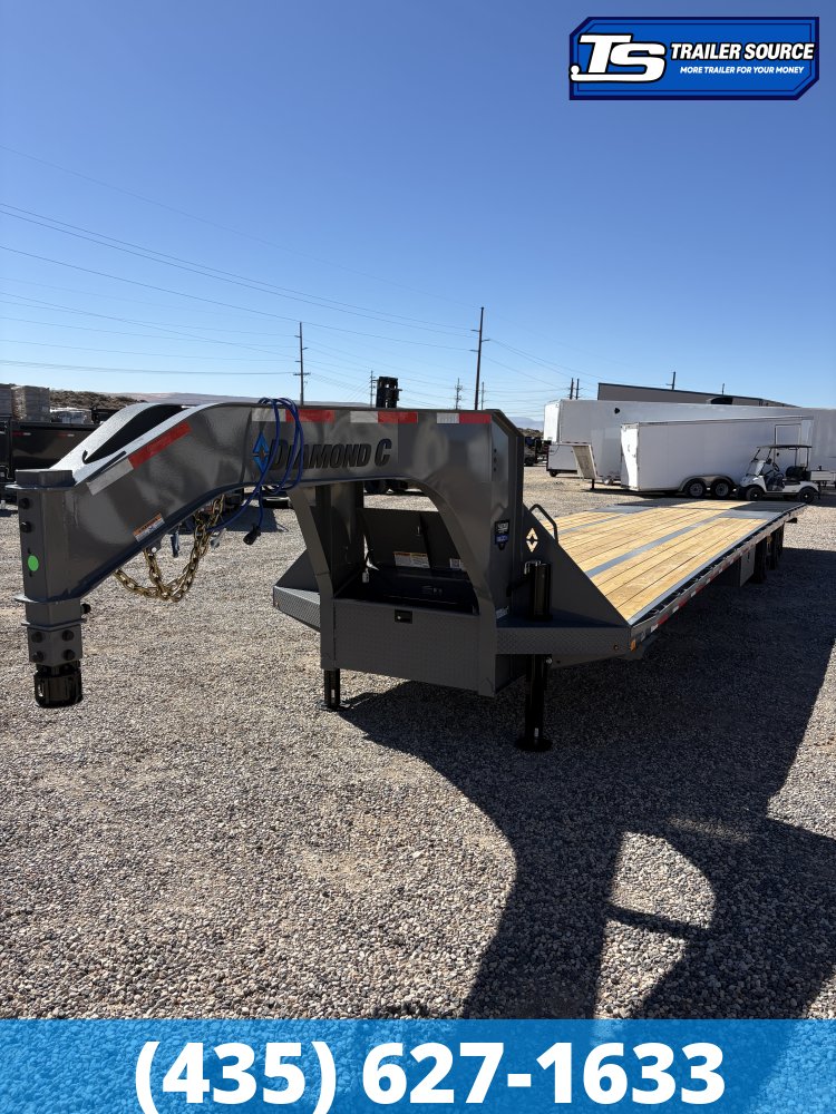 8.5x40 Diamond C FMAX 216 Gooseneck Equipment Maxx Ramps