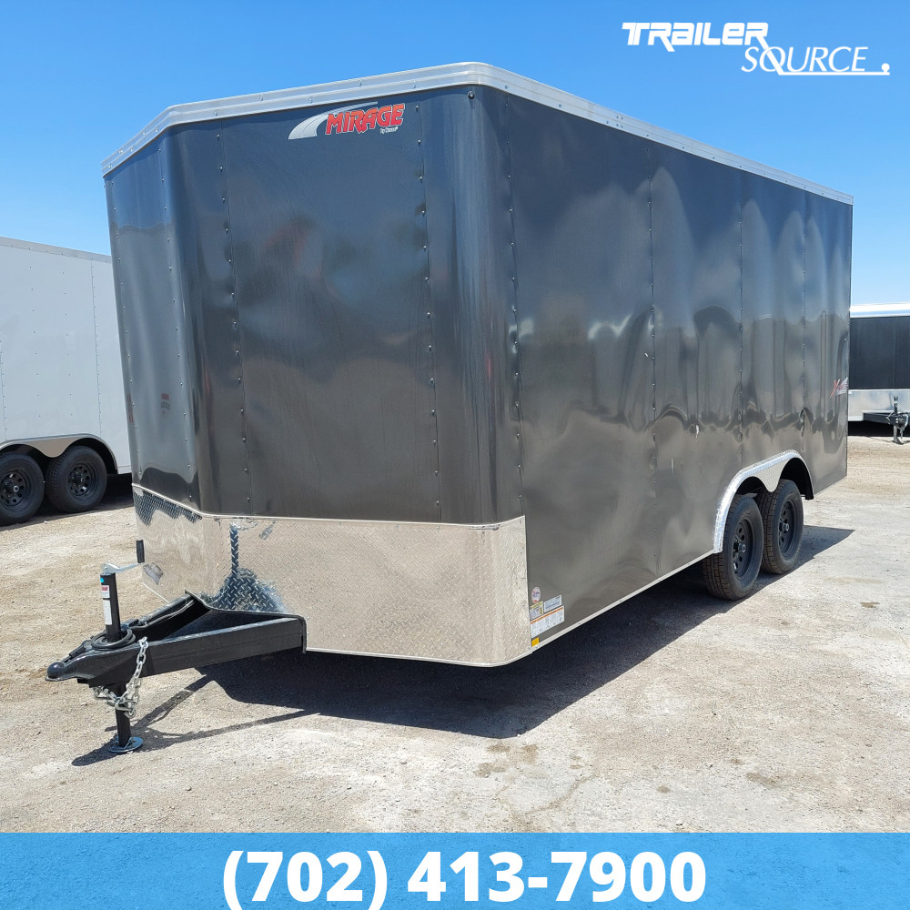 8.5x16 Mirage Xpress 7'0" Interior 7K Tandem Axle Enclosed Cargo