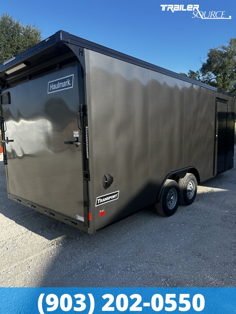 8.5x20 Haulmark Transport 7'0" Interior 10K Tandem Axle Enclosed Cargo