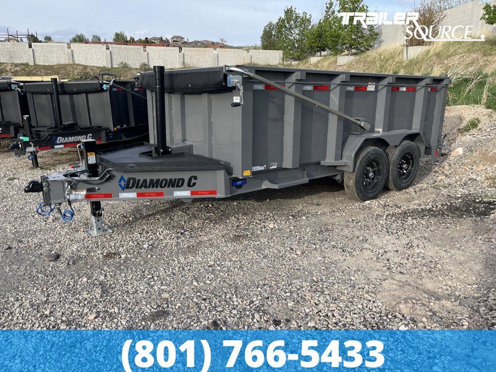 7x14 Diamond C LPT Telescopic Dump 15K 44" Sides Dump