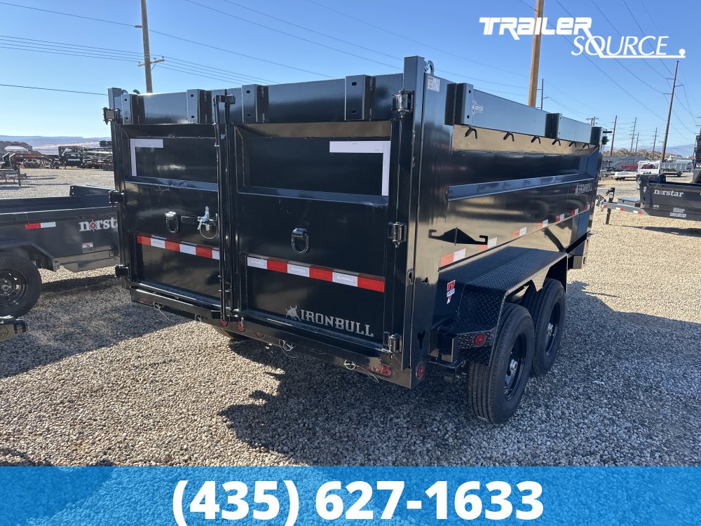 7x14 Iron Bull DTB 48" Sides 15K Dump Trailer