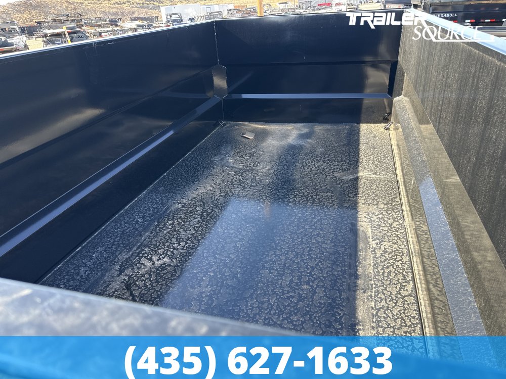 7x14 Iron Bull DTB 48" Sides 15K Dump Trailer