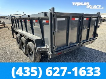7x16 Lamar DT Gooseneck  21K GVW Dump