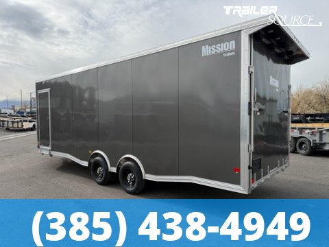 8.5x24 Alcom Mission EZ Hauler 7'0" Interior Enclosed Cargo
