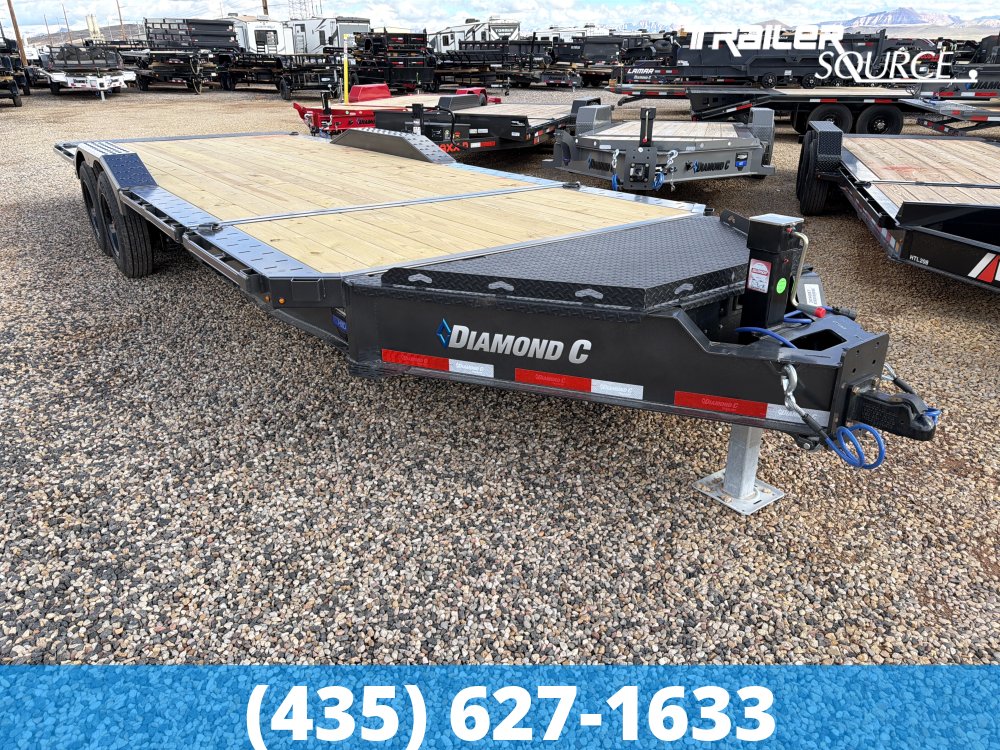 8.5x22 Diamond C HXD 208 Tilt Trailer - 18K GVWR