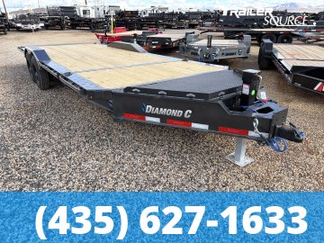 8.5x22 Diamond C HXD 208 Tilt Trailer - 18K GVWR