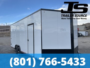 8.5x24 Look Element SE Enclosed Cargo Trailer - 7'6" Interior - 14K GVWR - .080 PolyCor, Black Out Package, Rear Spoiler w/ Load Lights