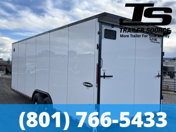 8.5x24 Look Element SE Enclosed Cargo Trailer - 7'6" Interior - 14K GVWR - .080 PolyCor, Black Out Package, Rear Spoiler w/ Load Lights