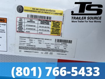 8.5x24 Look Element SE Enclosed Cargo Trailer - 7'6" Interior - 14K GVWR - .080 PolyCor, Black Out Package, Rear Spoiler w/ Load Lights