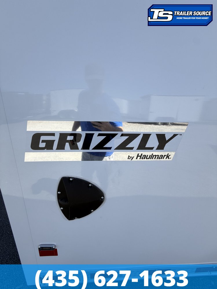 8.5x16 Haulmark Grizzly HD Enclosed Cargo Trailer - 7'0" Interior - 12K GVWR - 12" Cross Member Upgrade, Double 3/4 Floor