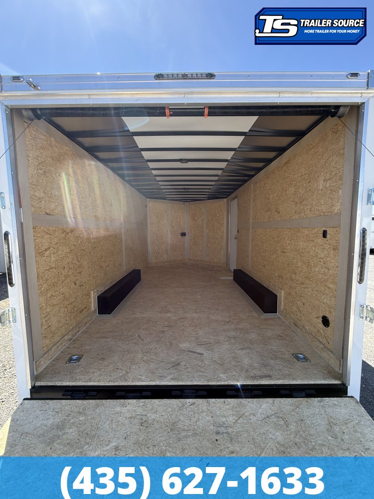 8.5x16 Haulmark Grizzly HD Enclosed Cargo Trailer - 7'0" Interior - 12K GVWR - 12" Cross Member Upgrade, Double 3/4 Floor
