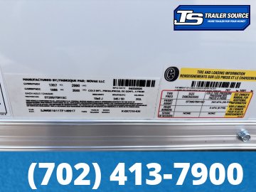 6x10 Look ST DLX Enclosed Cargo Trailer - 6'6" Interior - 3.5K GVWR - 16" Cross Member Upgrade, Torsion Axles