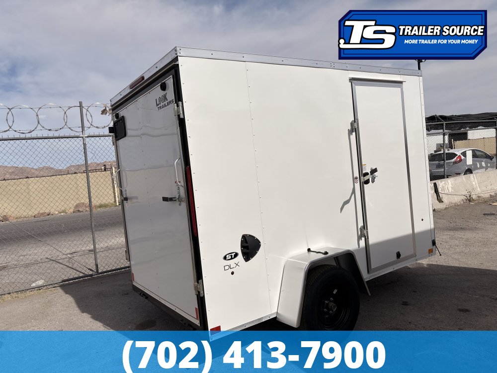 6x10 Look ST DLX Enclosed Cargo Trailer - 6'6" Interior - 3.5K GVWR - 16" Cross Member Upgrade, Torsion Axles