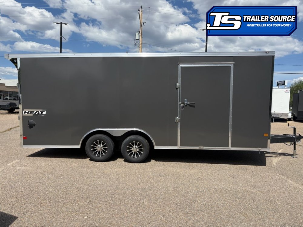 8.5x20 Haulmark Heat Enclosed Car Hauler Trailer - 7'0" Interior - 10K GVWR - .080 PolyCor, Finished Interior, Rear Spoiler w/ Load Lights, Rubber Coin Floor
