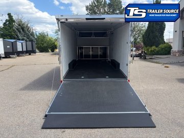 8.5x20 Haulmark Heat Enclosed Car Hauler Trailer - 7'0" Interior - 10K GVWR - .080 PolyCor, Finished Interior, Rear Spoiler w/ Load Lights, Rubber Coin Floor