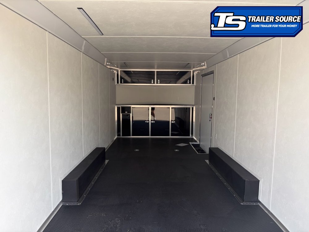 8.5x20 Haulmark Heat Enclosed Car Hauler Trailer - 7'0" Interior - 10K GVWR - .080 PolyCor, Finished Interior, Rear Spoiler w/ Load Lights, Rubber Coin Floor
