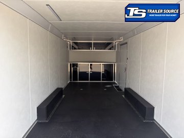 8.5x20 Haulmark Heat Enclosed Car Hauler Trailer - 7'0" Interior - 10K GVWR - .080 PolyCor, Finished Interior, Rear Spoiler w/ Load Lights, Rubber Coin Floor