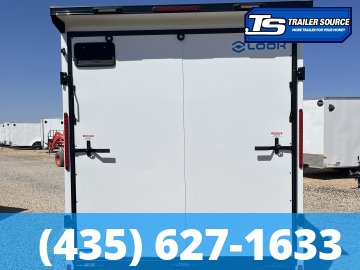 7x14 Look ST DLX Enclosed Cargo Trailer - 7'0" Interior - 7K GVWR - .080 PolyCor, Alloy Wheels, Black Out Package, Rear Spoiler w/ Load Lights