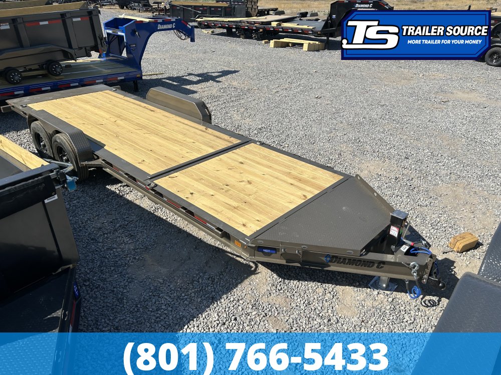 7x22 Diamond C HDT 207 Tilt Trailer - 15.5K GVWR -