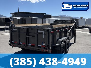 7x16 Diamond C LPT-GN 210 Dump Trailer - 23K GVWR - Hydraulic Jack(s)