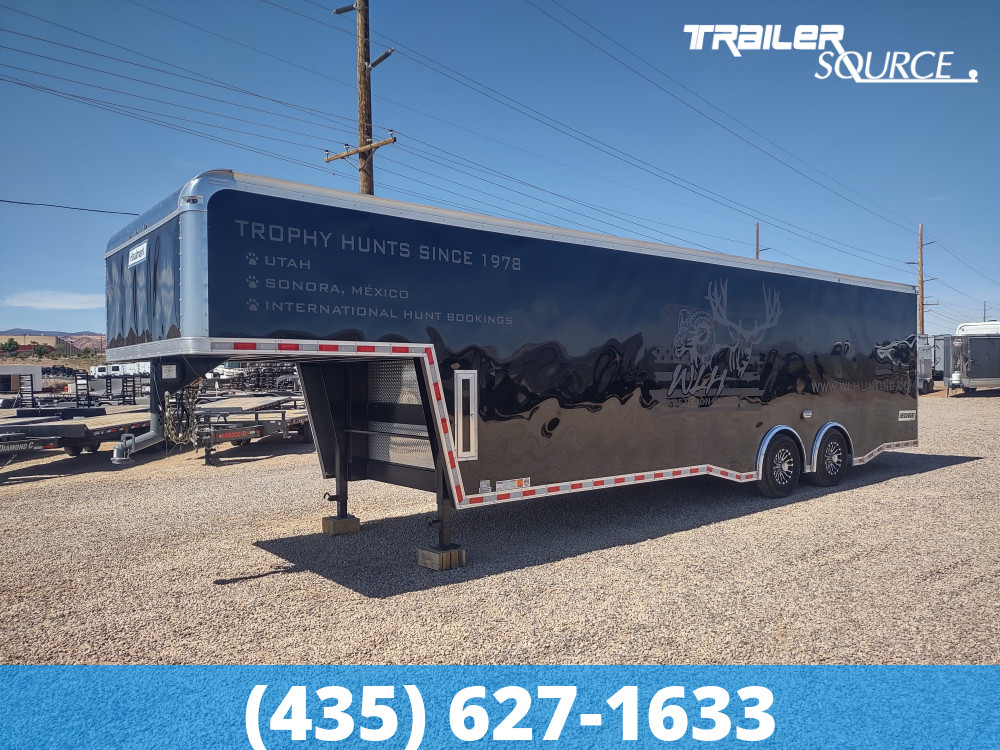 8.5x36 Haulmark Enclosed Car Hauler Gooseneck Enclosed Trailer