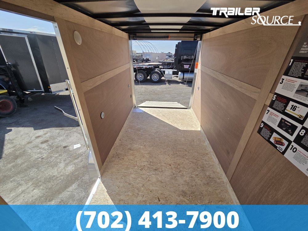 6x12 Haulmark Passport 6'6" Interior 7K Tandem Axle Enclosed Cargo Trailer