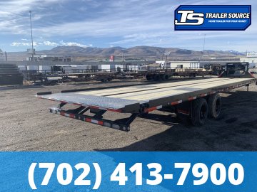 8.5x40 Maxx-D TDX Gooseneck Tilt Trailer -  25.9K GVWR - Dunnage Rack, HDSS (Hutch) Suspension, Hydraulic Disc Brakes, Hydraulic Jack(s)