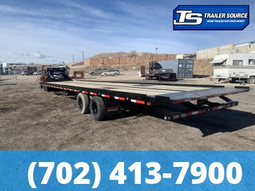 8.5x40 Maxx-D TDX Gooseneck Tilt Trailer -  25.9K GVWR - Dunnage Rack, HDSS (Hutch) Suspension, Hydraulic Disc Brakes, Hydraulic Jack(s)