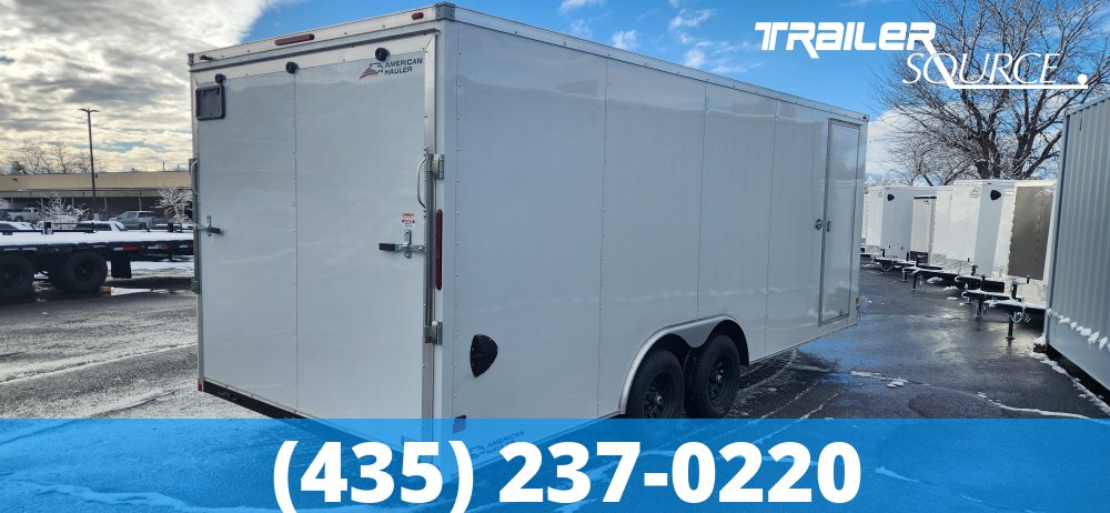 8.5x20 American Hauler Arrow Deluxe Enclosed Car Hauler