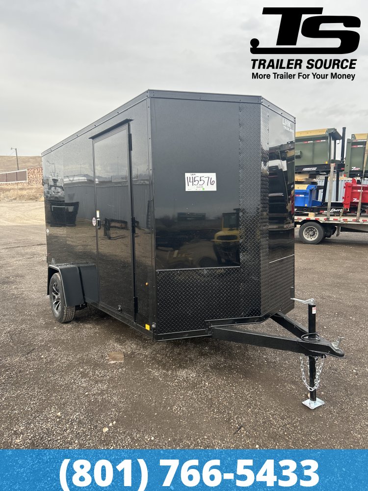 6x12 Look ST DLX Enclosed Cargo Trailer - 6'6" Interior - 3.5K GVWR - .080 PolyCor, Alloy Wheels, Black Out Package