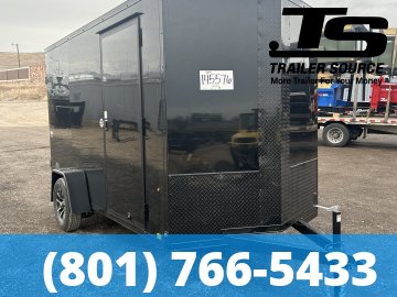 6x12 Look ST DLX Enclosed Cargo Trailer - 6'6" Interior - 3.5K GVWR - .080 PolyCor, Alloy Wheels, Black Out Package