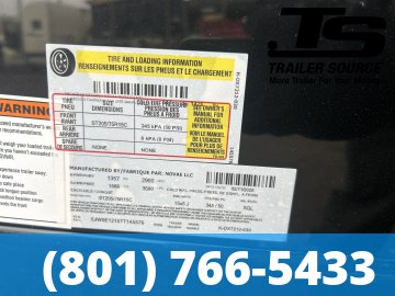 6x12 Look ST DLX Enclosed Cargo Trailer - 6'6" Interior - 3.5K GVWR - .080 PolyCor, Alloy Wheels, Black Out Package