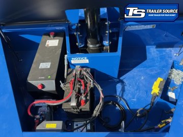 7x14 Diamond C LPT 207 Dump Trailer - 32" Sides - 15.5K GVWR - 14 Ply Tires, Long Arm Tarp