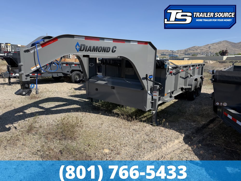 7x16 Diamond C LPT-GN 207 Gooseneck Dump
