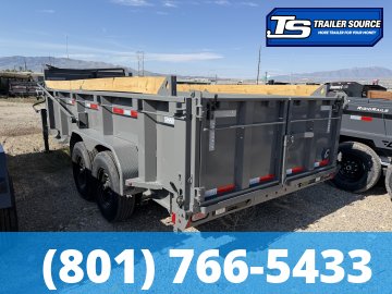 7x16 Diamond C LPT-GN 207 Gooseneck Dump Trailer - 32" Sides - 15.5K GVWR - 14 Ply Tires, Board Brackets