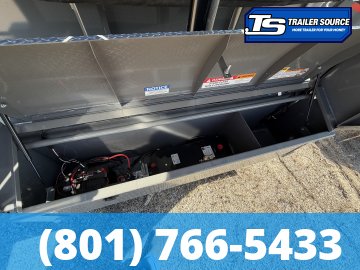 7x16 Diamond C LPT-GN 207 Gooseneck Dump Trailer - 32" Sides - 15.5K GVWR - 14 Ply Tires, Board Brackets