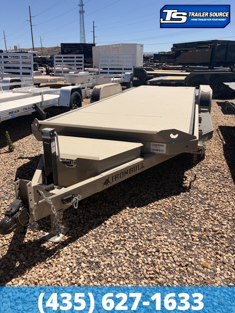 7x22 Iron Bull TRB Premium Tilt Car Hauler