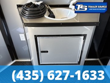 7.5x16 Look Moab Enclosed Cargo Trailer - 7'6" Interior - 10K GVWR - .080 PolyCor, Air Conditioner(s), Black Out Package