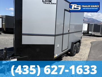 7.5x16 Look Moab Enclosed Cargo Trailer - 7'6" Interior - 10K GVWR - .080 PolyCor, Air Conditioner(s), Black Out Package