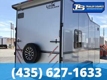 7.5x16 Look Moab Enclosed Cargo Trailer - 7'6" Interior - 10K GVWR - .080 PolyCor, Air Conditioner(s), Black Out Package