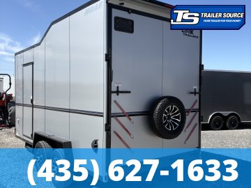 7.5x16 Look Moab Enclosed Cargo Trailer - 7'6" Interior - 10K GVWR - .080 PolyCor, Air Conditioner(s), Black Out Package