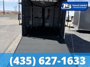 7.5x16 Look Moab Enclosed Cargo Trailer - 7'6" Interior - 10K GVWR - .080 PolyCor, Air Conditioner(s), Black Out Package